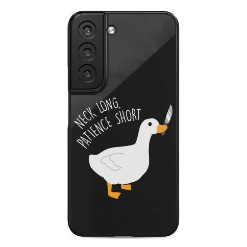 Neck Long, Patience Short Goose Phone Case